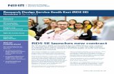 Research Design Service South East (RDS SE) · We also welcome new RDS SE co-applicants and collaborators, and Research Advisers Dr Wendy Wood (Sussex), Dr Sabina Hulbert (Kent) and