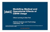 Modelling Medical and Operational Effects of CBRN Usage...Casualty Modelling • Modelling physiological effects of a CBR attack or incident is crucial – Need to account for both