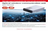 Description Item Model Optical wireless communication unit ...info.t-yuden.com/files/aac-tech-days_taiyo-yuden_owc.pdf · adjustment of the Optical wireless communication unit. Model: