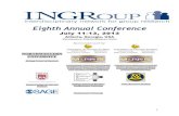 Eighth Annual Conference - INGRoup! 1! Eighth Annual Conference July 11-13, 2013 Atlanta, Georgia, USA Renaissance Atlanta Midtown Hotel! Sponsoredinpart!by:! NORTHWESTERN UNIVERSITY