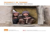 in Humanitarian Shelter Operations - IFRC...6 IFRC, 2011, Addressing Regulatory Barriers to Providing Emergency and Transitional Shelter in a Rapid and Equitable Manner after Natural