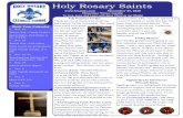 Holy Rosary Saints · 2020. 11. 24. · Holy Rosary Saints November 23, 2020 November Virtue: Loyalty To Live, Love, and Learn with Jesus Christ as our Model Mark Your Calendar •