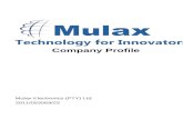 Company profile - Hitek Securityhiteksecurity.net/Company Profile.docx · Web viewCompany Profile Mulax Electronics (PTY) Ltd 2011/053569/23 About us Mulax Electronics (Pty) Ltd.