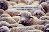 The CPRS and the Australian agriculture sector · 2013. 12. 6. · The CPRS and the Australian agriculture sector Australia’s Independent Farm Policy Research Institute Mick Keogh