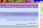 AVRDC in Vegetable Crops Research and Development in ...crsps.net/wp-content/uploads/2013/03/Tues-M-18-Dinssa...AVRDC The World Vegetable Center Fekadu Fufa Dinssa, PhD AVRDC – The