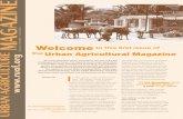 MAGAZINE - RUAF Urban Agriculture and Food Systems · 2020. 1. 20. · Magazine (UA-Magazine) is one of the ... cal analysis of conventional and innovative policies on urban agriculture.