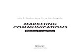 MARKETING COMMUNICATIONS · 2020. 12. 25. · John R. Rossiter, Larry Percy, Lars Bergkvist MARKETING COMMUNICATIONS Objectives, Strategy, Tactics Rossiter_Marketing Communications_AW.indd