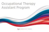 Occupational Therapy Assistant Program...Mission Statement • The mission of the Occupational Therapy Assistant Program at Radford University Carilion is to prepare within a scholarly