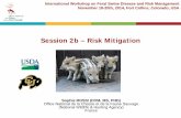 Session 2b – Risk Mitigation · 2014. 11. 20. · Session 2b – Risk Mitigation Sophie ROSSI (DVM, MS, PHD) Office National de la Chasse et de la Faune Sauvage (National Wildlife