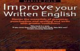 Improveyour Written English - Dr. Ghaemi English Academyghaemiacademy.ir/wp-content/uploads/2019/01/improve-your-written-English.pdfPreparing a Curriculum Vitae (CV) 149 Filling in