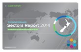 THE NEW ZEALAND Sectors Report 2014 · e.g. some manufacturing sectors, and telecommunications and media. GDP and productivity - New Zealand has a complex and varied economy with
