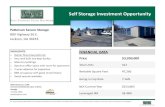 Self Storage Investment Opportunity - LoopNet...Self Storage Investment Opportunity Mike Patterson, CCIM Commercial Realty Services of West Georgia 770-301-1886 ebroker@msn.com 2 809
