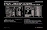 CTO CHARM Field Enclosures NA DCS - Emerson ElectricEnclosures are designed for bottom entry for all cables (power, network, and I/O signals) The CTO CHARM Field Enclosures support
