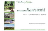 Environment & Infrastructure Services · 2017. 1. 18. · Environment & Infrastructure Services Organizational Chart. Commissioner, Environment & Infrastructure Services Director,