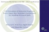 CFD Simulation of Ammonia Dispersion from a Vapor Box: …chemeng.technion.ac.il/.../uploads/2017/11/anat-tzur.pdf · 2017. 11. 20. · Alina Larin, Anat Tzur, Sigalit Shahar and