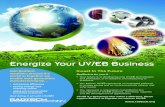 Energize Your UV/EB Business - RadTech · 2015. 1. 14. · Energize Your UV/EB Business Invest In The Future. RadTech is for you if . . . • Your future is in developing new UV/EB