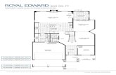 ROYAL EDWARD 2 S. FT. - tartanhomes.com€¦ · ROYAL EDWARD 2 S. FT. OPTIONS 2ND FLOOR 5 BEDROOM - $7,000 Option prices do not include HST. Subject to change without notice. BATH