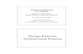 Design Patterns, Architectural Patterns · 2009. 12. 18. · Design patterns A design pattern provides a scheme for refining the subsystems or components of a software system, or