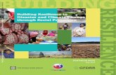 Building Resilience to Disaster and Climate Change through … · 2016. 7. 12. · Integrating Disaster- and Climate-Sensitive Monitoring and Evaluation into Social Protection Programming;