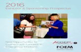 2016 - foem.org2016 Exhibitor & Sponsorship Prospectus New Opportunites to Connect with Leaders in Emergency Medicine. 2 ... Arizona, and ACOEP’s Scientific Assembly November 1-5,