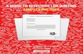 A Guide to effective LOR Writing - GREedge...Letter of Recommendation 1 To start with, here’s a quick recap of the points to remember before you ask your referees for your LORs!