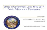 Nevada Ethics in Government Law...Sep 05, 2020  · What is the Nevada Commission on Ethics? The Commission The Ethics Commission consists of 8 members appointed to serve 4-year terms