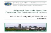 New York City Department of Finance: Selected Controls ...small rental buildings in the area that file an RPIE using the Gross Income Multiplier method. Once the MV is determined,