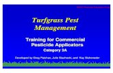Training for Commercial Pesticide Applicators · 2018. 6. 18. · MSUE Pesticide Education Program Turfgrass Pest Management Training for Commercial ... n Disclosing solutions n Turf