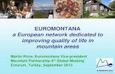 EUROMONTANA General Assembly 2010 · 2013. 9. 30. · EUROMONTANA History 1953 - 1996 1953: FAO sponsored seminar on mountain development Biannual meetings on sustainable mountain