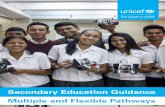 Secondary Education Guidance Multiple and Flexible Pathways · 2020. 10. 14. · Secondary Education Guidance: Multiple and Flexible Pathways ii Contents 1. Introduction 01 Education