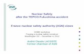 Nuclear Safety after the TEPCO Fukushima accident France …files.asme.org/Events/NuclearSafetyConstructWorkshop/... · 2012. 12. 7. · (EU peer review recommendation) • Letter