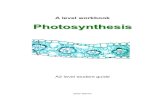A level workbook - nclark.net“Photosynthesis” 2 Using the workbook This workbook is designed to provide the student with notes, illustrations, questions and guided examples for