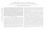 High-Frequency Trading on Decentralized On-Chain ExchangesHigh-Frequency Trading on Decentralized On-Chain Exchanges Liyi Zhou ∗, Kaihua Qin , Christof Ferreira Torres †, Duc V