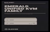 EMD SERIES EMERALD UNIFIED KVM FAMILY · 2020. 4. 8. · 2 1.877.877.2269 M INTRODUCTION Emerald High-Performance KVM provides KVM over an existing or dedicated IP network. Extension