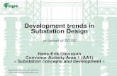 Development trends in Substation Design...21 CIGRE UHV-activities WG A3.22 Technical requirements for substation equipment exceeding 800 kV, TB 362 Dec. 2008 WG B3.22 Technical requirements