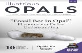 “Fossil Bee in Opal”Welcome to the second issue of Illustrious Opals! This is an interactive issue, simply click on the title of the article to go directly to that page OR use