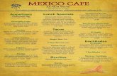 MEXICO · PDF file First basket of chips & salsa are complimentary, additional baskets and salsa are 1.00 Enchiladas Enchilada Corn tortilla filled with cheese, onion, enchilada sauce,