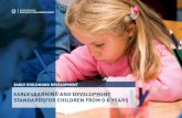 EARLY LEARNING AND DEVELOPMENT STANDARDSFOR ......Ministerstvo za trud i socijala, 2009. - 88 str. ; 30 sm Prevod na deloto: Standardi za rano u~ewe i razvoj kaj deca od 0-6 godini