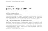 PetitParser: Building Modular Parserspharobooks.gforge.inria.fr/.../latest/PetitParser.pdf2 PetitParser: Building Modular Parsers parse. Let’s have a quick look at these four parser
