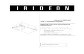 Owner’s Manual AR6™ Recessed Luminaire Improvements...installation and maintenance of the IRIDEON AR6 Recessed Luminaire. It provides installation, test, fault isolation, and repair