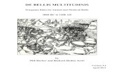 DE BELLIS MULTITUDINIS - Wargames Research Group 3.2.pdf · Phil Barker and Richard Bodley Scott Version 3.2 April 2011 . Explanatory note for Version 3.2 Phil Barker and Richard