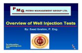 Overview of Well Injection Tests - Petro Management Group Ltdpetromgt.com/.../2016/03/Review-of-Injection-Tests-LL.pdf · 2016. 1. 28. · Injection Rate, MBWPD Most Prudhoe Bay injectors
