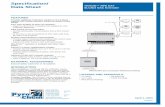 Specification/ Data Sheet SLCNet NAC Extender · NAC Extender can provide up to 8 A of NAC power with up to eight, supervised reverse polarity NACs. Location Flexibility. The RPA