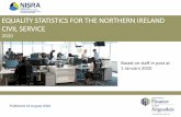 EQUALITY STATISTICS FOR THE NORTHERN IRELAND CIVIL … · of NICS staff in 2020, a difference of 1.2 percentage points. The comparative difference in 2000 was 16.6 percentage points
