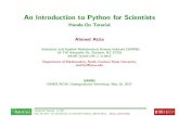 An Introduction to Python for Scientists - Hands-On Tutorialattia/Files/Classes/PythonIntro/SAMSI_NC… · Ahmed Attia Statistical and Applied Mathematical Science Institute (SAMSI)