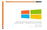 An Introduction To System hardening - WINDOWS Edition13.58.72.30/wp-content/uploads/2020/03/daniel...an introduction to system hardening - windows edition 2017-2018 an introduction