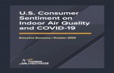 U.S. Consumer Sentiment on Indoor Air Quality and COVID-19...37%. 2020 arbo ighthouse .S onsume entimen ndoo i ualit n OVID-19 5 Key Findings continued ... decisions, quell their fears
