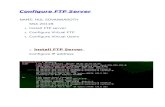 Configure FTP Server - vannarothtakeo.files.wordpress.com€¦ · Configure FTP Server NAME: HUL SOVANNAROTH SNA 2011B 1. Install FTP server 2. Configure Virtual FTP 3. Configure