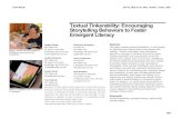 Textual Tinkerability: Encouraging Storytelling Behaviors to ...anjchang/documents/CHI2012...Highly educated parents who have high-socioeconomic (SES) status naturally exhibit many