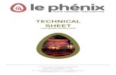 TECHNICAL SHEET - lephenix.fr · TECHNICAL SHEET Last update January 2016 le phénix scène nationale de Valenciennes boulevard Harpignies B.P. 39 59301 VALENCIENNES – France tél